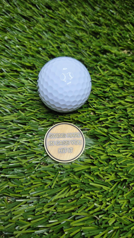 Swing Hard Brass Ball Marker